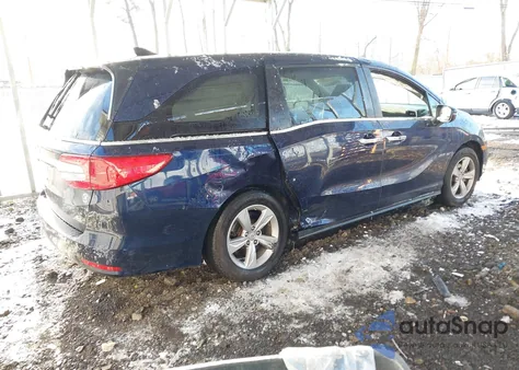 2018 Honda Odyssey Ex-L from USA, damaged, VIN 5FNRL6H74JB100723